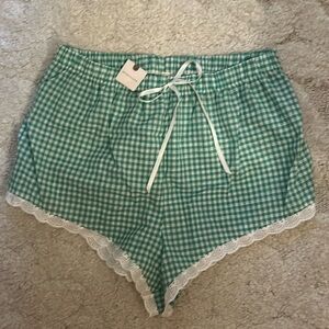 anthropologie gingham boxer shorts